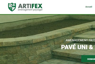 paysagiste artifex pavé uni