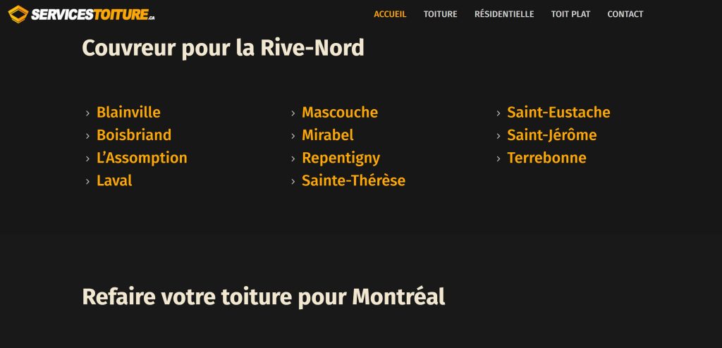services toiture